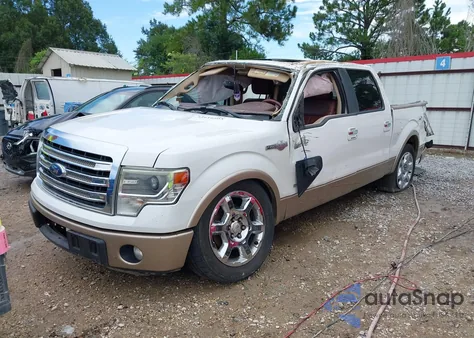 2013 Ford F-150 King Ranch z USA, uszkodzony, nr VIN 1FTFW1ET3DKD79829